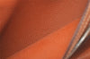 Authentic HERMES Agenda Zip Notebook Cover Day Planner Leather Brown Junk 7552K