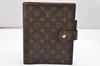 Authentic Louis Vuitton Monogram Agenda GM Notebook Cover R20106 LV 7553K