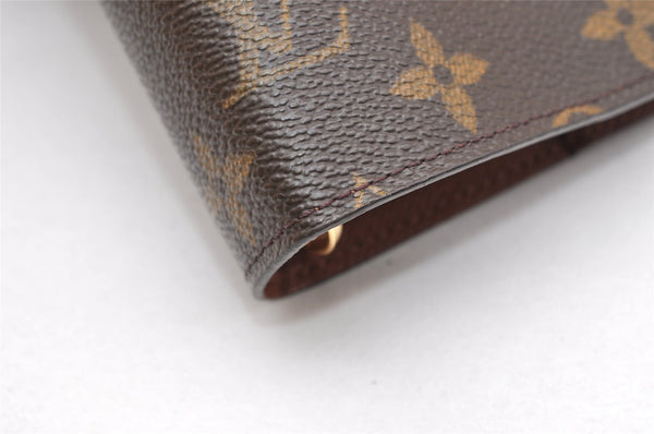 Authentic Louis Vuitton Monogram Agenda GM Notebook Cover R20106 LV 7553K