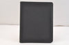 Authentic Louis Vuitton Taiga Agenda Bureau Notebook Cover Black R20409 LV 7554K