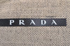 Authentic PRADA CANAPA SPORT Canvas Leather Shoulder Bag B8962 Beige Junk 7555I