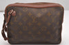 Authentic Louis Vuitton Monogram Pochette Sport Clutch Hand Bag Old Model 7556I