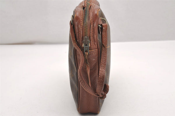 Authentic Louis Vuitton Monogram Pochette Sport Clutch Hand Bag Old Model 7556I