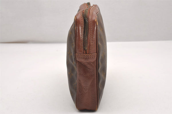 Authentic Louis Vuitton Monogram Pochette Sport Clutch Hand Bag Old Model 7556I