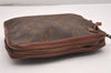 Authentic Louis Vuitton Monogram Pochette Sport Clutch Hand Bag Old Model 7556I