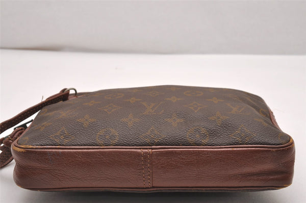 Authentic Louis Vuitton Monogram Pochette Sport Clutch Hand Bag Old Model 7556I