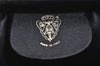 Authentic GUCCI Vintage Pouch Purse PVC Leather Black Junk 7557I