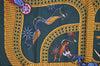 Authentic HERMES Carre 90 Scarf "VOITURES PANIERS" Silk Green 7560I