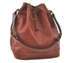 Authentic Louis Vuitton Epi Noe Shoulder Drawstring Bag Brown M44028 LV 7560K