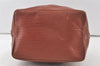 Authentic Louis Vuitton Epi Noe Shoulder Drawstring Bag Brown M44028 LV 7560K