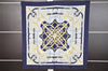 Authentic HERMES Carre 90 Scarf "Eperon d'or" Silk Navy Blue 7561I