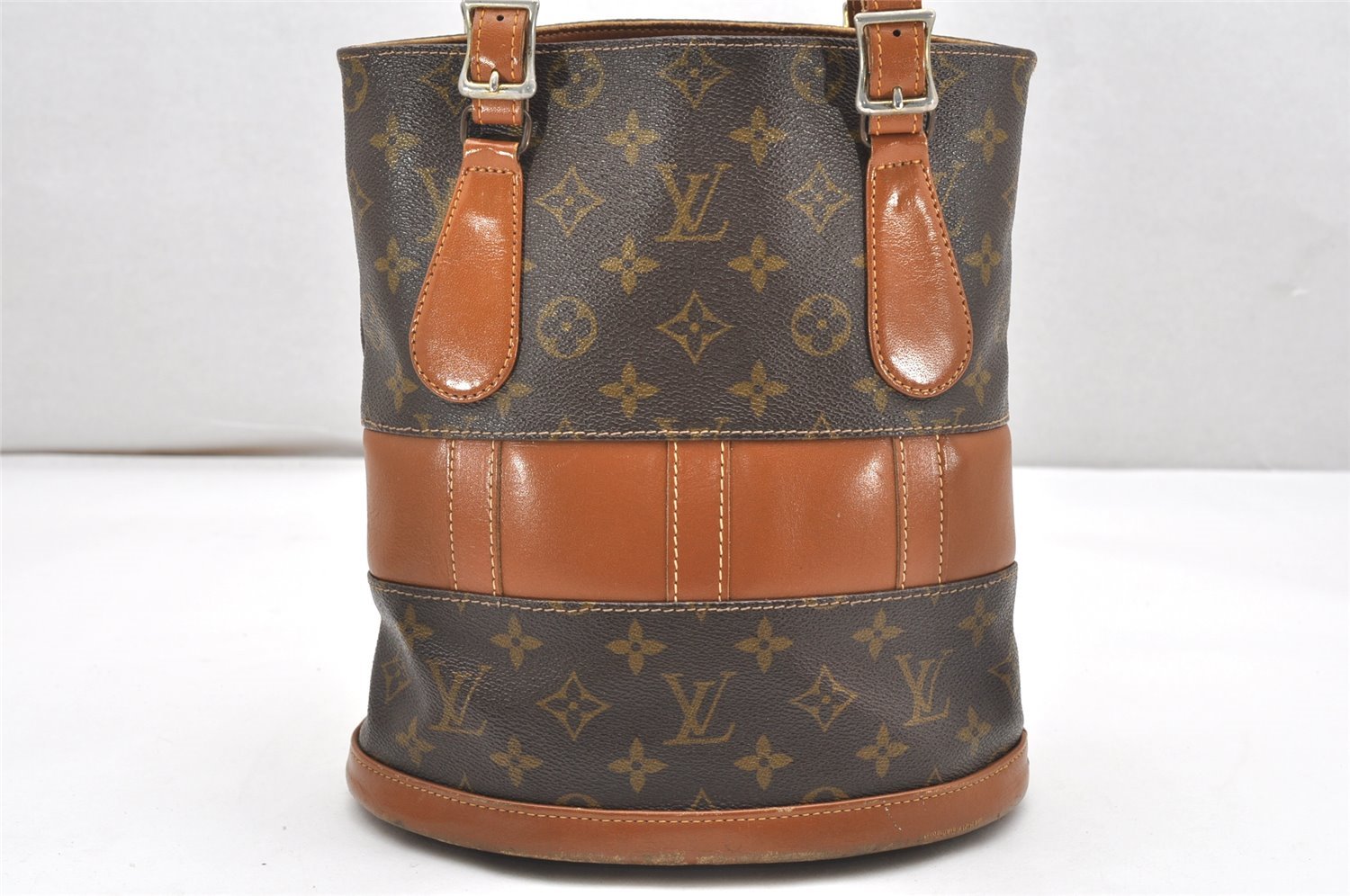 Authentic Louis Vuitton Monogram Bucket PM Shoulder Tote Bag USA Model LV 7561K