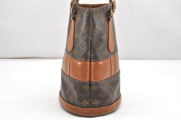 Authentic Louis Vuitton Monogram Bucket PM Shoulder Tote Bag USA Model LV 7561K