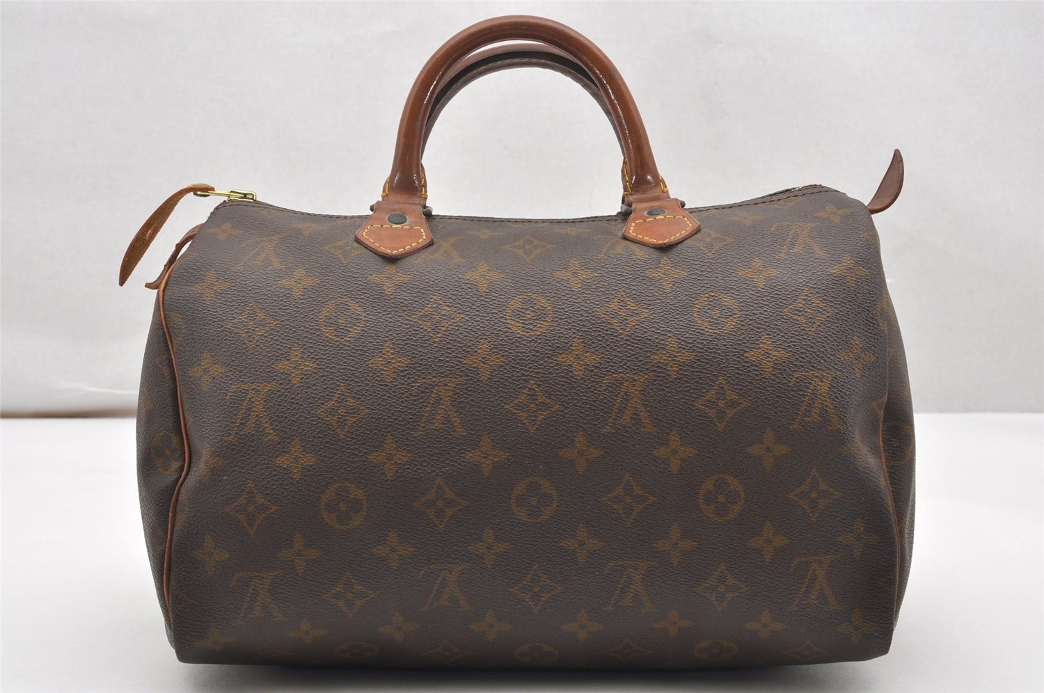 Authentic Louis Vuitton Monogram Speedy 30 Hand Boston Bag Old Model LV 7562K