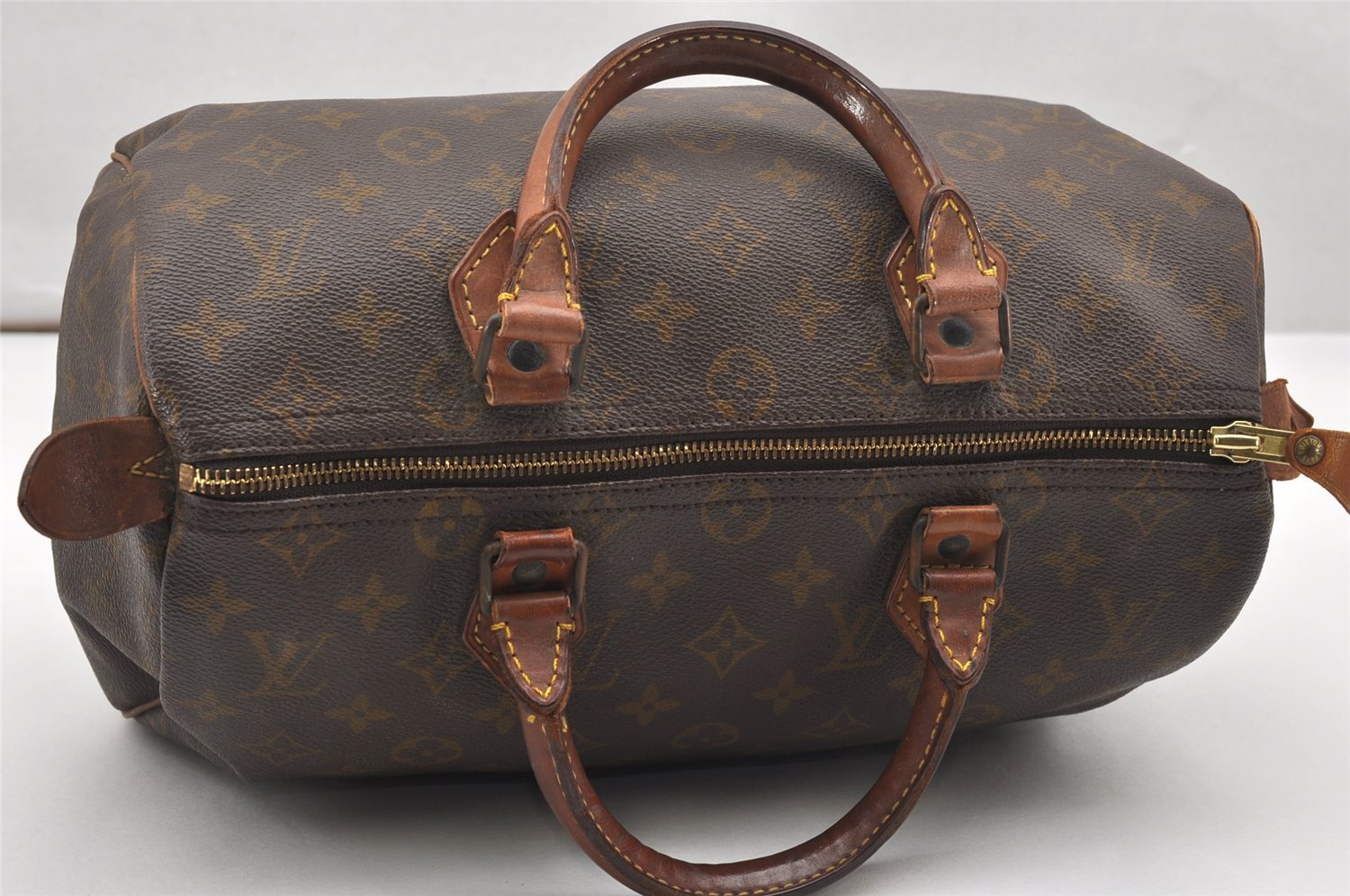 Authentic Louis Vuitton Monogram Speedy 30 Hand Boston Bag Old Model LV 7562K