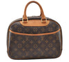 Authentic Louis Vuitton Monogram Trouville Hand Bag Purse M42228 LV 7563I