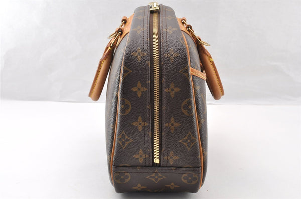 Authentic Louis Vuitton Monogram Trouville Hand Bag Purse M42228 LV 7563I