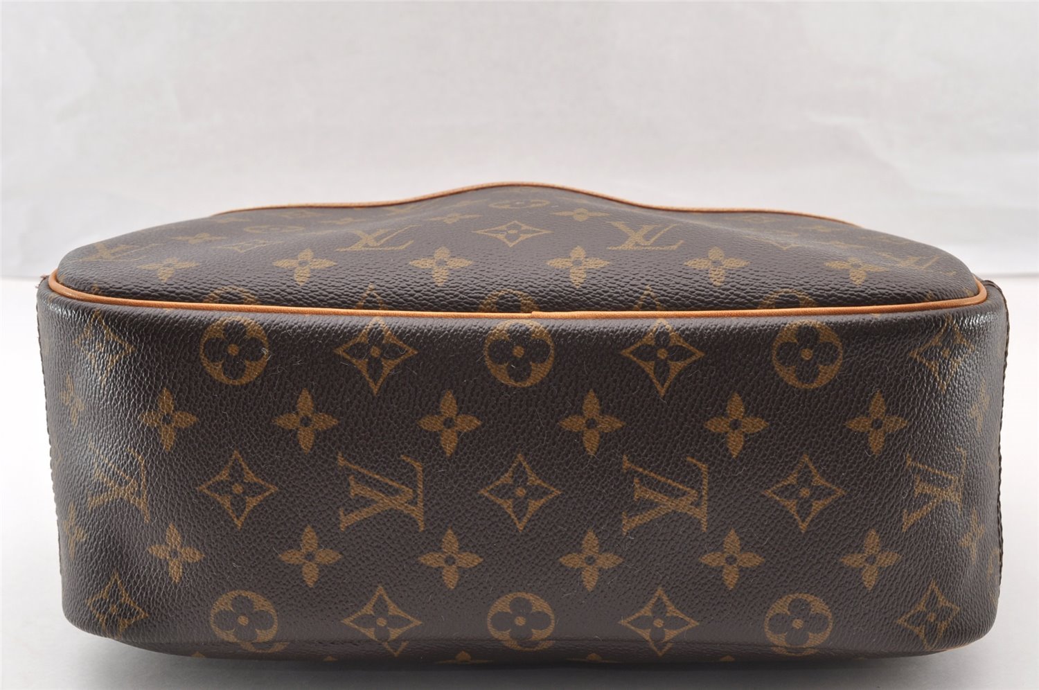 Authentic Louis Vuitton Monogram Trouville Hand Bag Purse M42228 LV 7563I
