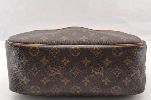 Authentic Louis Vuitton Monogram Trouville Hand Bag Purse M42228 LV 7563I