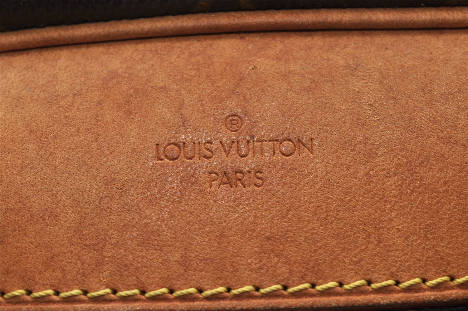 Authentic Louis Vuitton Monogram Trouville Hand Bag Purse M42228 LV 7563I
