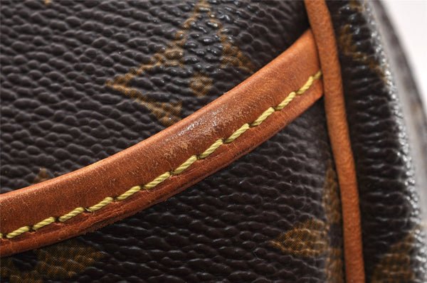 Authentic Louis Vuitton Monogram Trouville Hand Bag Purse M42228 LV 7563I