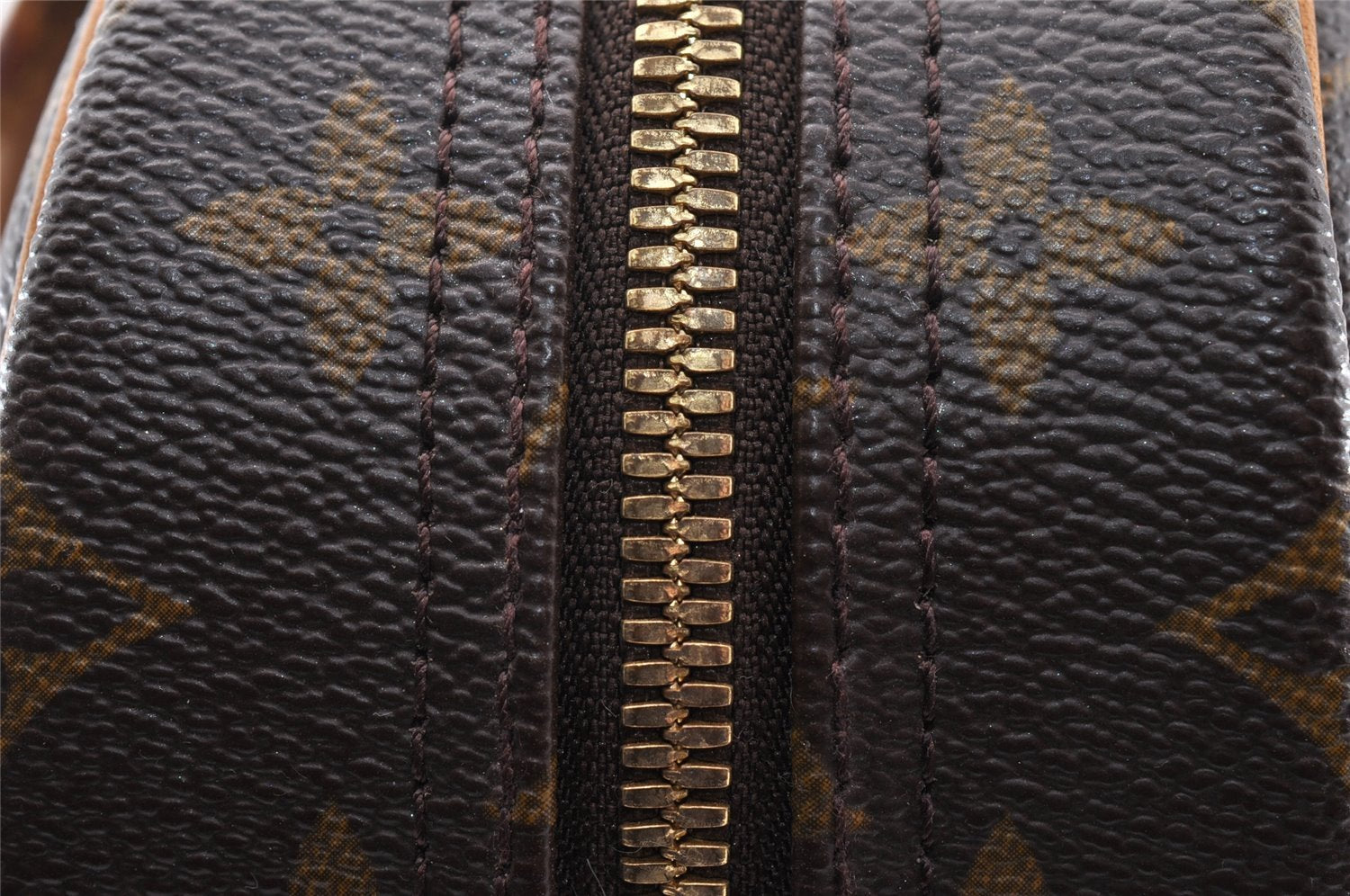 Authentic Louis Vuitton Monogram Trouville Hand Bag Purse M42228 LV 7563I