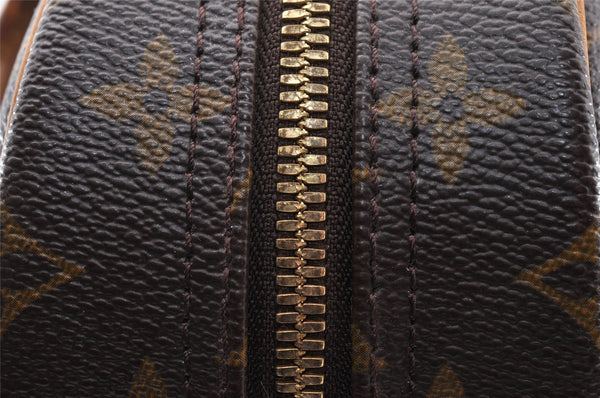 Authentic Louis Vuitton Monogram Trouville Hand Bag Purse M42228 LV 7563I