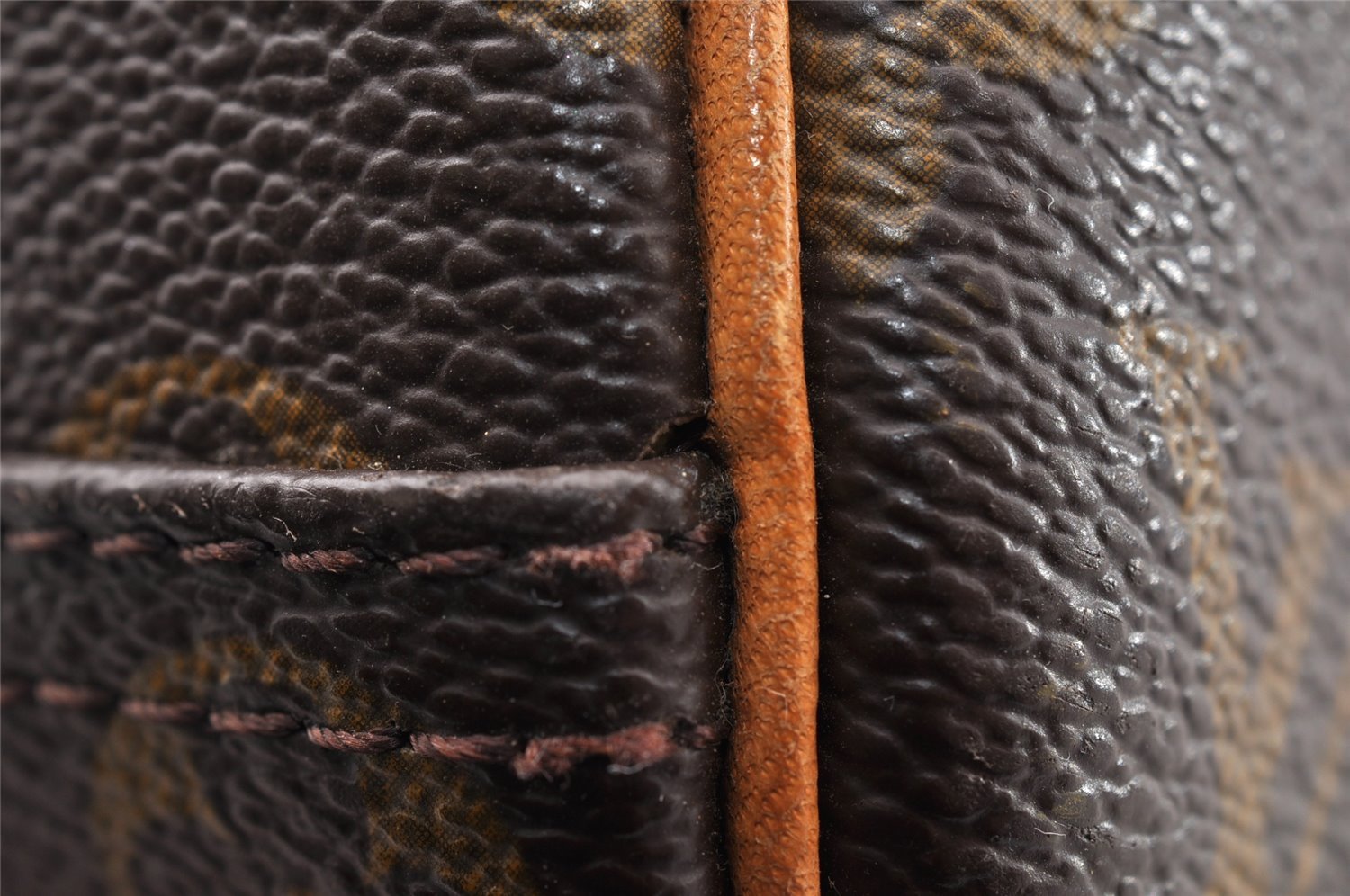 Authentic Louis Vuitton Monogram Trouville Hand Bag Purse M42228 LV 7563I