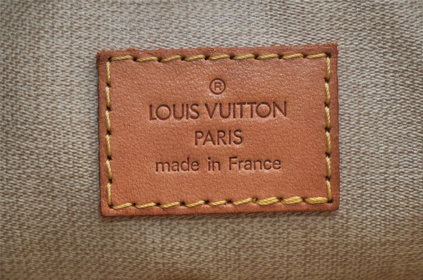 Authentic Louis Vuitton Monogram Trouville Hand Bag Purse M42228 LV 7563I
