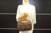 Authentic Louis Vuitton Monogram Trouville Hand Bag Purse M42228 LV 7563I