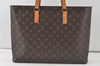 Authentic Louis Vuitton Monogram Luco Shoulder Tote Bag M51155 LV 7565K