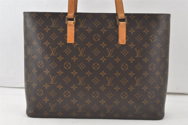 Authentic Louis Vuitton Monogram Luco Shoulder Tote Bag M51155 LV 7565K