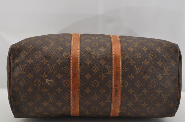 Authentic Louis Vuitton Monogram Keepall 45 Travel Boston Bag Old Model LV 7568I