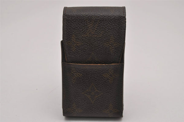 Authentic Louis Vuitton Monogram Etui Cigarette Case M63024 2Set LV 7575I