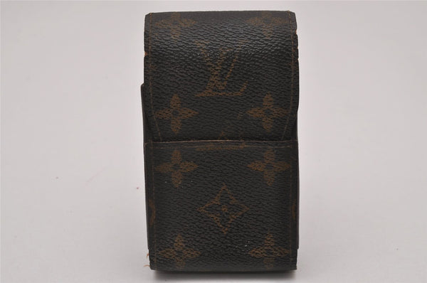 Authentic Louis Vuitton Monogram Etui Cigarette Case M63024 2Set LV 7575I
