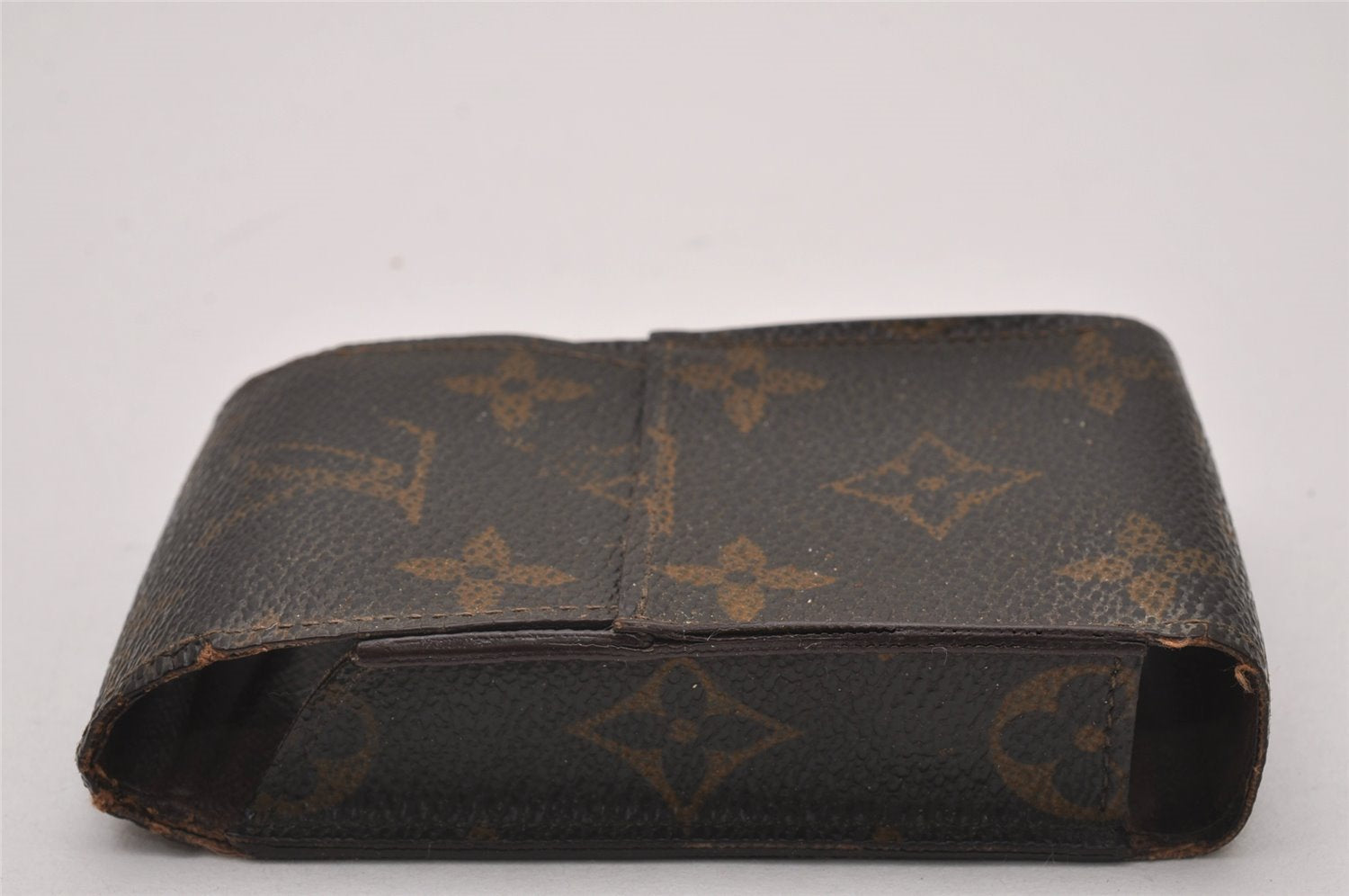 Authentic Louis Vuitton Monogram Etui Cigarette Case M63024 2Set LV 7575I