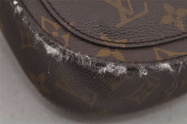 Authentic Louis Vuitton Monogram Saint Cloud GM M51242 Shoulder Cross Bag 7575J
