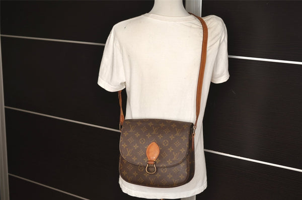Authentic Louis Vuitton Monogram Saint Cloud GM M51242 Shoulder Cross Bag 7575J