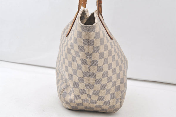 Authentic Louis Vuitton Damier Azur Salina PM Tote Bag N41208 Junk 7575K