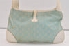 Authentic GUCCI Kandinsky Shoulder Hand Bag GG Canvas Leather 0014057 Blue 7576J