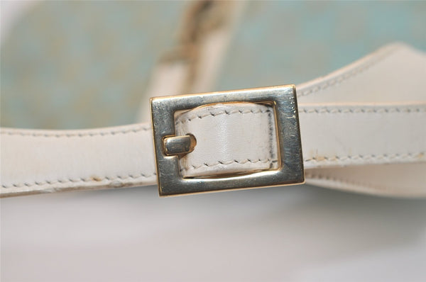 Authentic GUCCI Kandinsky Shoulder Hand Bag GG Canvas Leather 0014057 Blue 7576J