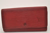 Authentic Louis Vuitton Epi Multicles 4 Key Case Red M63827 LV 7577I