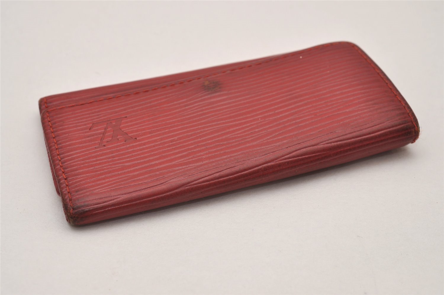 Authentic Louis Vuitton Epi Multicles 4 Key Case Red M63827 LV 7577I