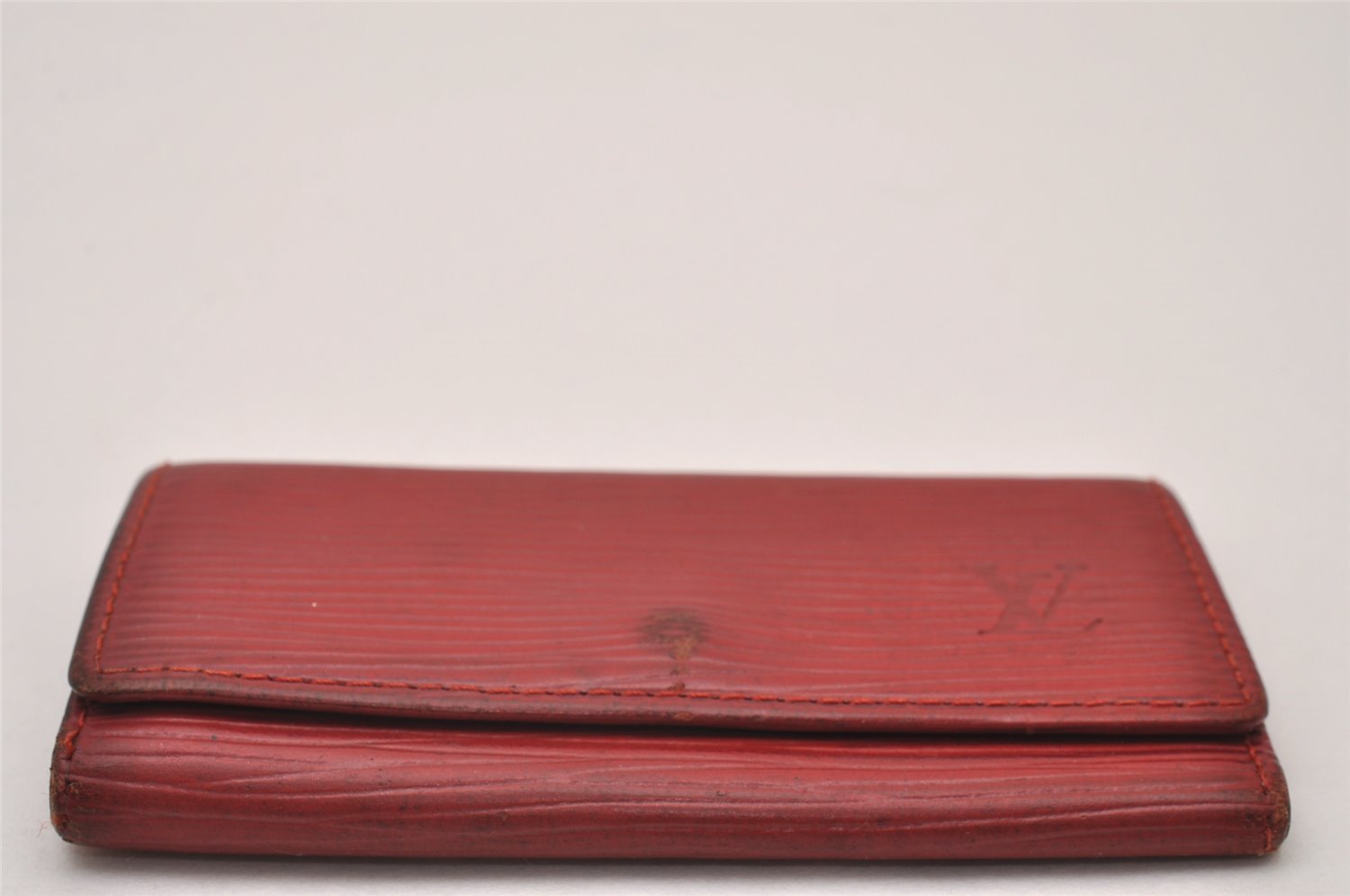 Authentic Louis Vuitton Epi Multicles 4 Key Case Red M63827 LV 7577I