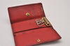 Authentic Louis Vuitton Epi Multicles 4 Key Case Red M63827 LV 7577I
