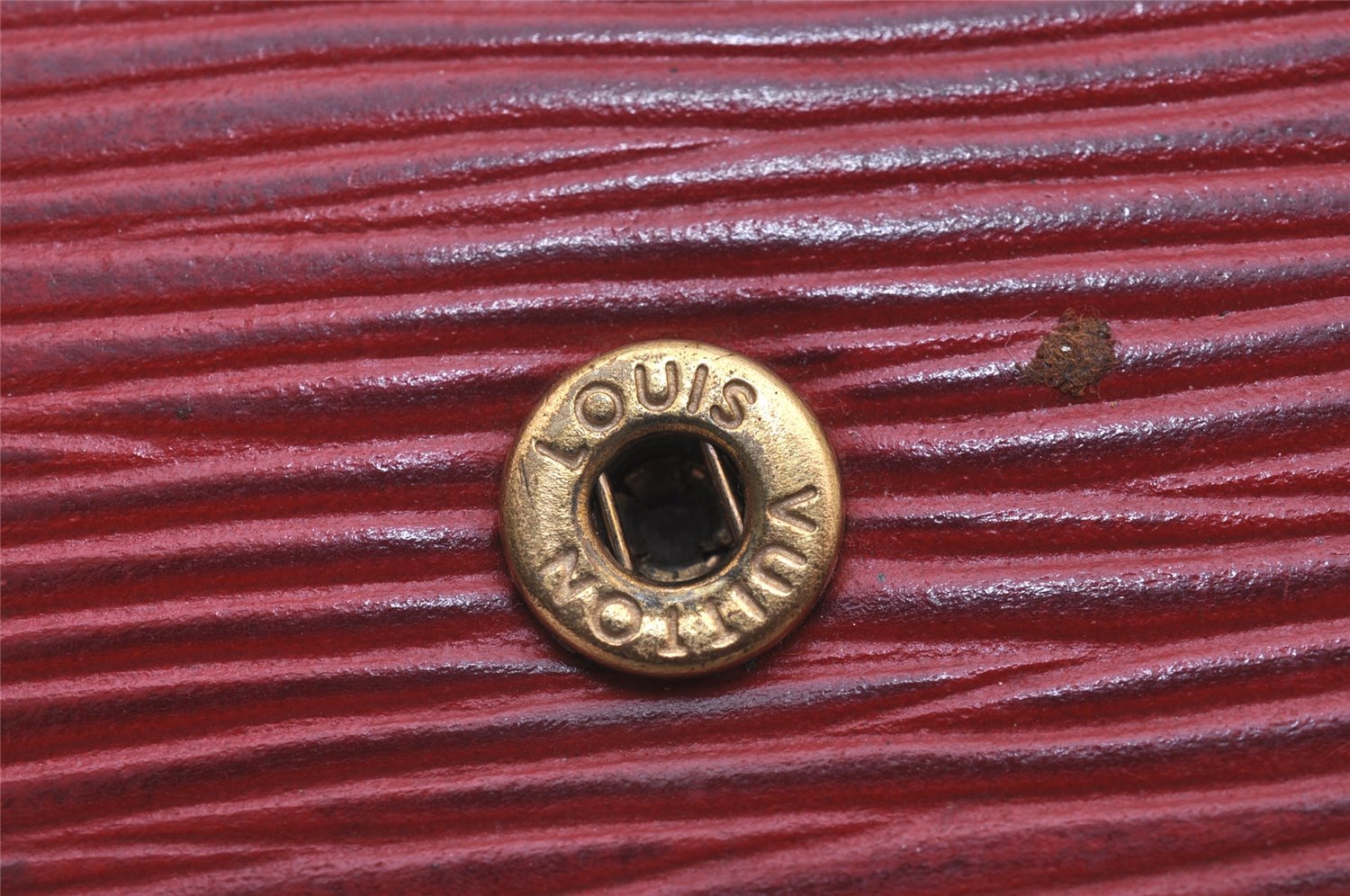 Authentic Louis Vuitton Epi Multicles 4 Key Case Red M63827 LV 7577I