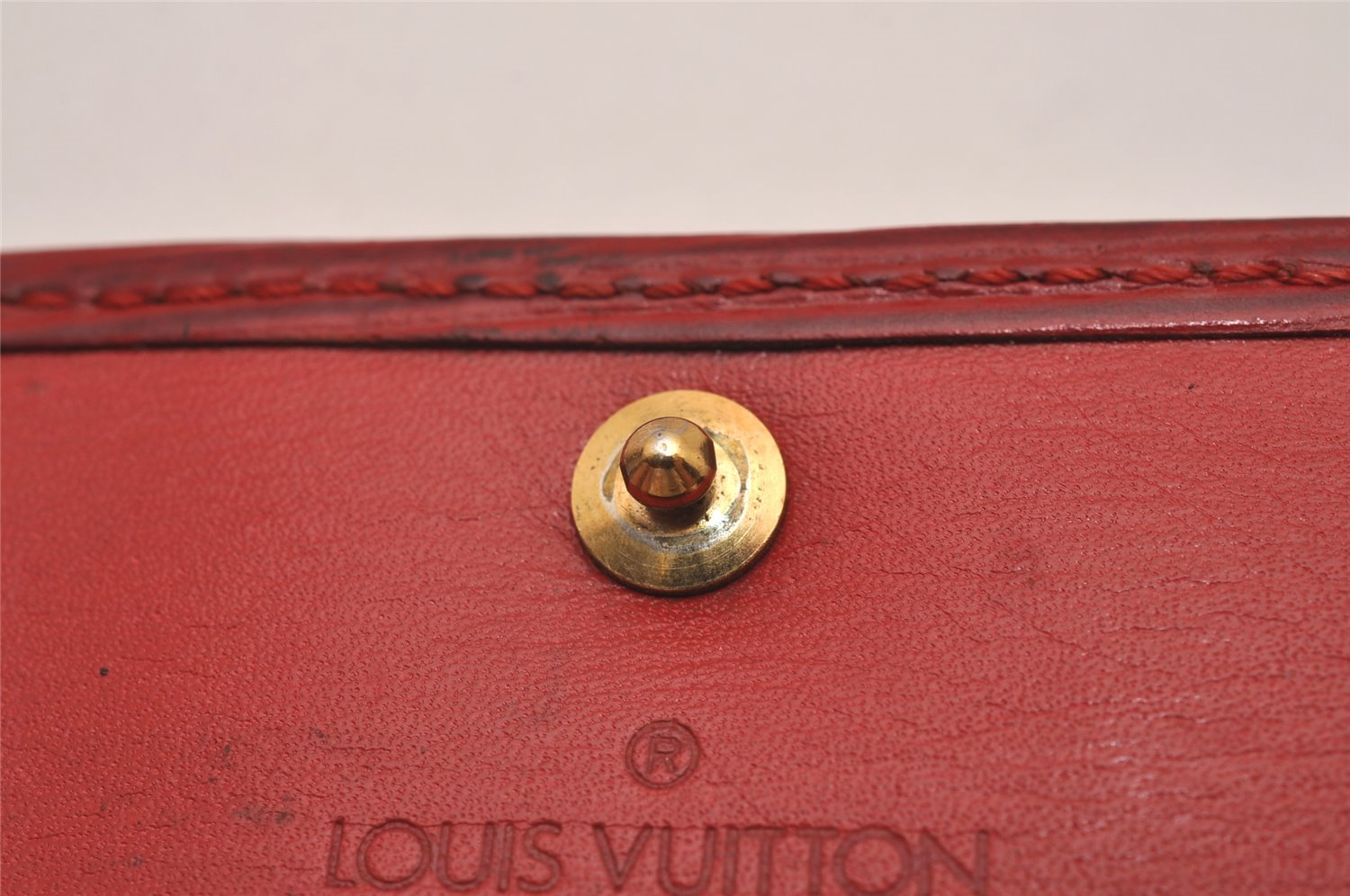 Authentic Louis Vuitton Epi Multicles 4 Key Case Red M63827 LV 7577I
