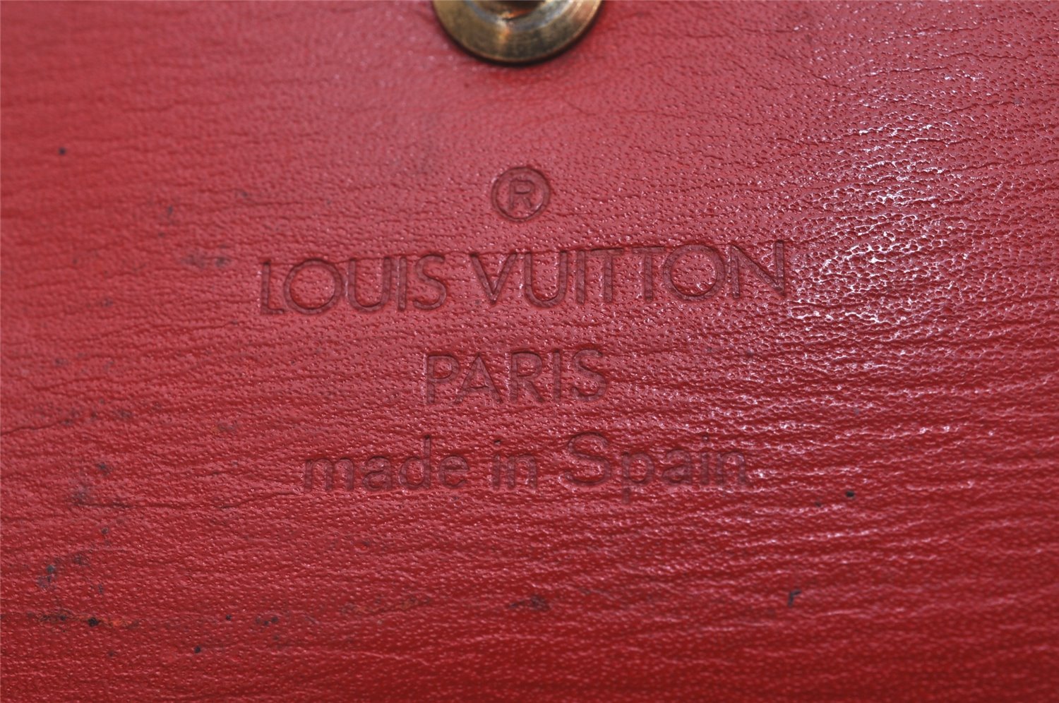 Authentic Louis Vuitton Epi Multicles 4 Key Case Red M63827 LV 7577I