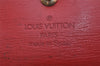 Authentic Louis Vuitton Epi Multicles 4 Key Case Red M63827 LV 7577I