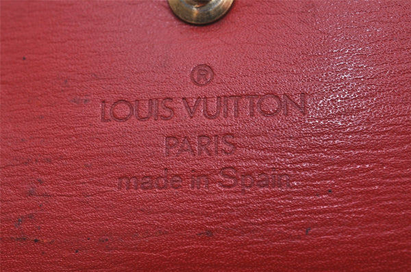 Authentic Louis Vuitton Epi Multicles 4 Key Case Red M63827 LV 7577I